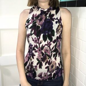 Genuine Silk Floral Blouse